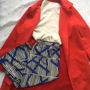 ZARA | Stunning Suede Red Long Coat XS